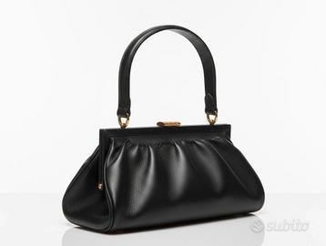 Borsetta a mano Nera Stile Vintage Retrò Elegante 