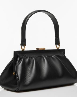 Borsetta a mano Nera Stile Vintage Retrò Elegante 
