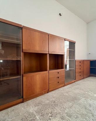 Sala da pranzo completa anni 70/'80 - legno scuro