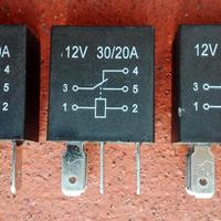 N.3 Micro relè - 5 pin 12V 20A/30A