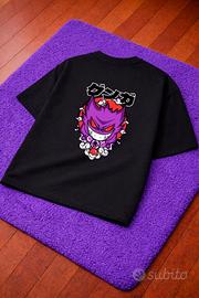 Maglietta nera Gengar oversize di Pokémon
