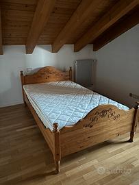Letto una piazza e mezzo - struttura + materasso