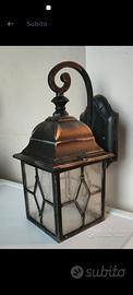 Coppia di lanterne a muro 