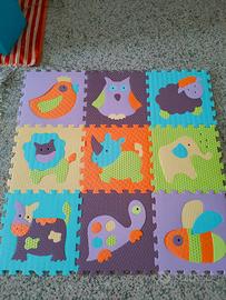 tappeto per bambini con puzzle