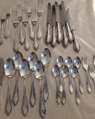 Servizio Posate Da 6 Alpaca 100 Silverplate 