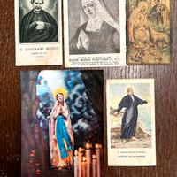 Immaginette di Santi e preghiere. Santini.