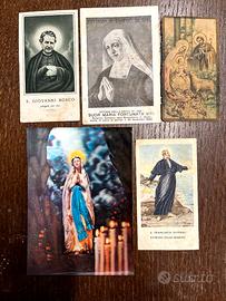 Immaginette di Santi e preghiere. Santini.