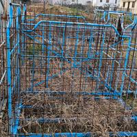 grandi ceste con ruote ideale per legna