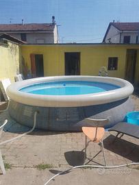 piscina x bimbi e adulti alta 70cm diametro  4.57