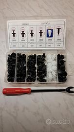 Set 100 Clip Auto Universali in Plastica 🛠️