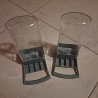  2 mangiatoie abbeveratori per volatili 