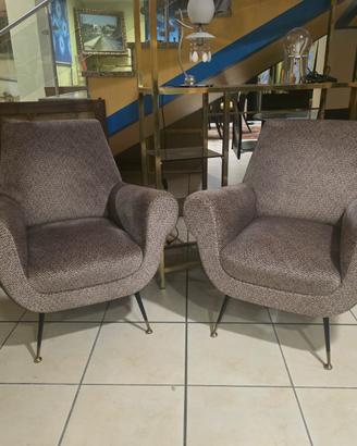 Coppia di Poltrone Gigi Radice per Minotti