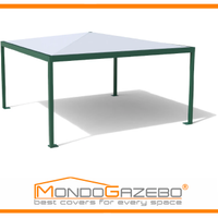 Gazebo fisso Wind punta tetto ridotta da 3 a 6 mt