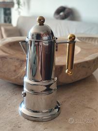 moka italiana anni 80  in acciaio inox 18/10
