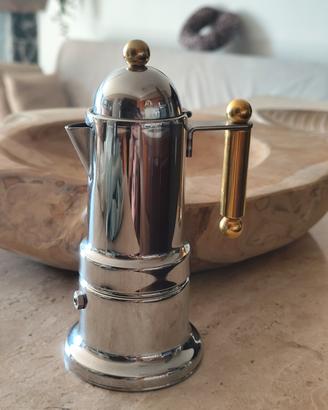 moka italiana anni 80  in acciaio inox 18/10
