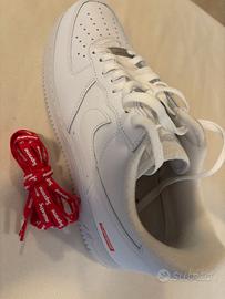 NIKE AIR FORCE 1 x SUPREME WHITE