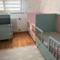 Lettini e mobile fasciatoio da zero a 3-4 anni