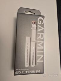 Cinturino Garmin Sgancio Rapido Bianco RoseGold