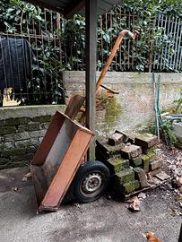 Carrello per motocoltivatore