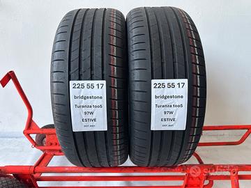 2 gomme 225 55 17 Bridgestone