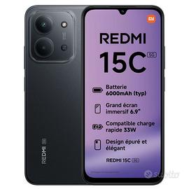 XIAOMI REDMI 15C 128GB 4GB BLACK NUOVO