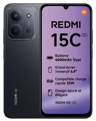 XIAOMI REDMI 15C 128GB 4GB BLACK NUOVO