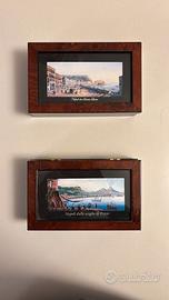 Set 2 scatole in radica Gay-Odin