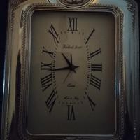 orologio in argento da scrivania valenti e co
