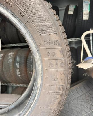 4 GOMME INVERNALI  KLEBER 205 60 16 usate