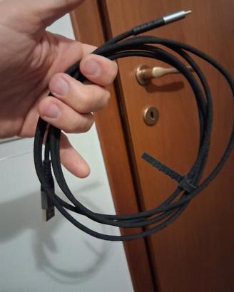 GRIFEMA Cavo USB-A a USB-C [2m], Cavo Intrecciato