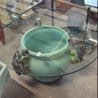 Tavolino in vetro basso Nuovo da esposizione 363/U