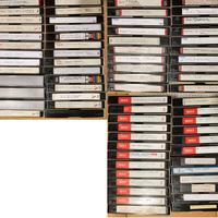 Lotto 73 VHS - marche SONY, TDK, etc. LEGGI BENE