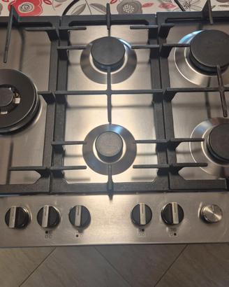 Piano cottura a gas Bosch 5 fuochi