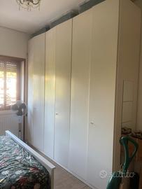 Armadio bianco legno laccato ALTO