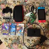 Nintendo switch+accesori+scatola originale