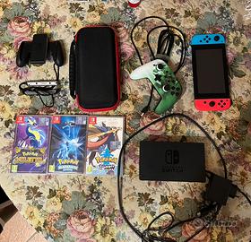 Nintendo switch+accesori+scatola originale