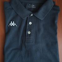 Polo uomo Kappa grigio maniche corte Cotone XL