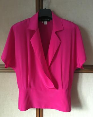 Camicia in seta pura