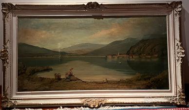 Quadro olio su tela XIXsec. scuola lombardo-veneta