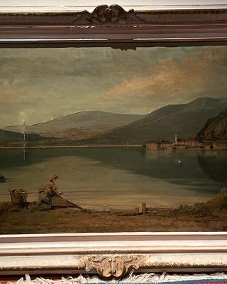 Quadro olio su tela XIXsec. scuola lombardo-veneta