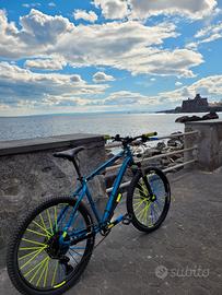 Mountain bike mtb Rockrider st 540 V2 azzurra XL