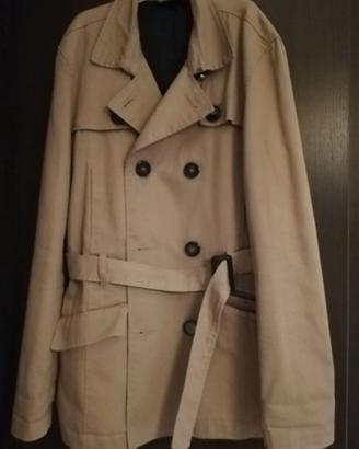 Trench beige da uomo taglia M