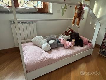 Letto capanna bambini 1-6 anni