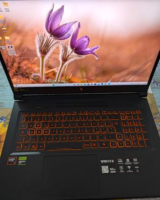 Acer nitro gaming 17.3 pollici