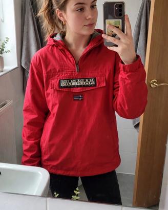 Napapijri Rainforest Anorak Rosso ORIGINALE 