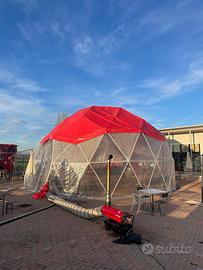 Cupola geodetica diametro 10 metri.