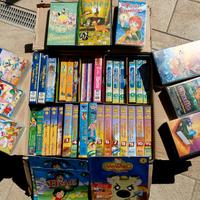 40 Cassette VHS cartoni animati vari titoli