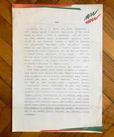 CCCP FEDELI ALLA LINEA comunicato stampa originale