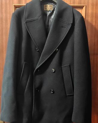 cappotto uomo gutteridge  blu navy nuovo
