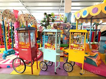 Attrezzature Dolciarie Pop Corn e Zucchero Filato